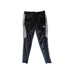 Adidas athleisure activewear work out athletic small jogger pants track